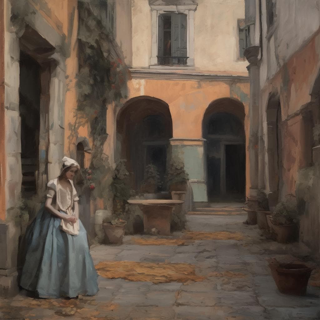 Παραδοσιακή πλατεία με καφετέριες και περασμένα χρόνια, ιταλικό στιλ.